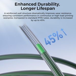 ท่อ PTFE รูปดาว Creality ขนาด 4 เมตร ทนความร้อน อุปกรณ์เสริมสำหรับเครื่องพิมพ์ 3 มิติ - Product Image 6