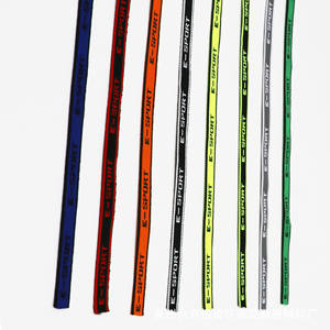 Accessori per l'abbigliamento nastro sottile fascia elastica collo stampa Logo in rilievo Silicone poliestere borse per indumenti tessuto per la casa scarpe fettuccia - Product Image 5