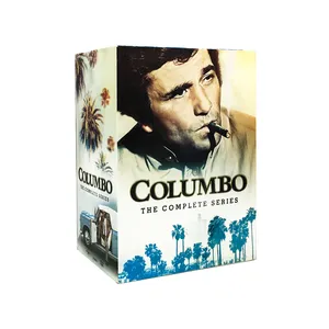 Columbo Seri Lengkap DVD 34 Disc Pabrik Grosir Film DVD Seri TV Kartun Wilayah 1/Wilayah 2 DVD Gratis Pengiriman