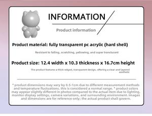 Étui de protection transparent pour Hirono Highway Diary, étui anti-poussière, boîte de rangement pour figurines, présentoir pour jouets en vinyle, vente en gros - Product Image 6