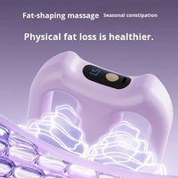 Masseur à anneaux fasciaux rechargeable par USB pour brûler les graisses, avec vibration et thérapie infrarouge pour la taille, soulagement des muscles du corps, en plastique ABS