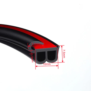 Striscia Adesiva in Gomma Spugnosa EPDM a Forma di Pzdb per Isolamento Acustico e Sigillatura di Porte e Finestrini Auto - Product Image 3