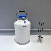 Réservoir vertical portable d'azote liquide de 10 L avec moteur pour la conservation du sperme du bétail et l'insémination artificielle