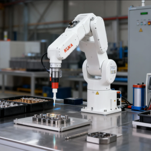 <span class=keywords><strong>KUKA</strong></span> KR-<span class=keywords><strong>Robot</strong></span> pequeño de uso general, dispositivo electrónico C5 de 7kg, 6 ejes, IP67, accionamiento eléctrico de paletización, 1 año - Product Image 3