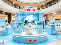 Figurine en peluche de dessin animé exquise, jouet en coton doux et moelleux, objet de collection, cadeau d'anniversaire pour enfants, design personnalisé en coton