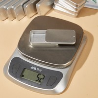 Boîte jetable en aluminium écologique, vente en gros, boîte à glissière push-pull, boîte à rouge à lèvres solide, boîte à baume mince, boîte à poudre
