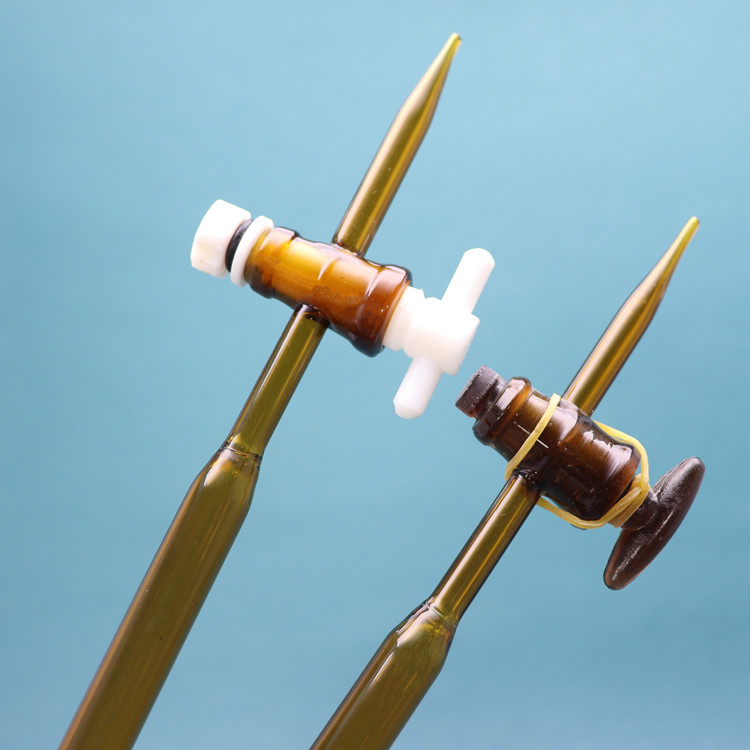 Burette De Précision Verrerie Labo 10-100 Ml Avec Robinet - Acide/alcalin - Neuf