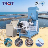 Nouvelle machine de fabrication d'aliments secs pour chiens et chats TRQT, expédition mondiale, capacité de 300 kg/h, haute sécurité, acier au carbone