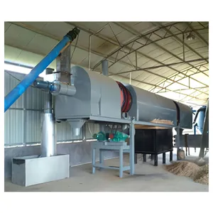 500-600kg/h continuous rotary rice husk sawdust charcoal carbonization furnace