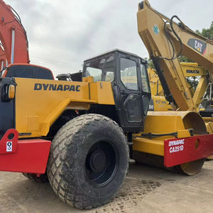 Rouleaux compacteurs d'occasion Dynapac CA251D de haute qualité, moteur diesel 75KW, boîte de vitesses, composants moteur, modèle 2018, tambour unique - Product Image 1