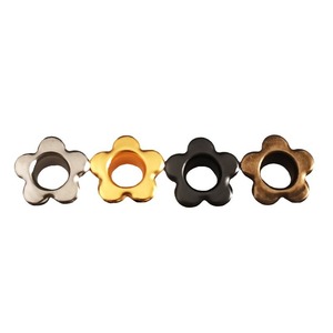 Golden Flower Shaped Eyelets Copper Plated Anti Rust For Bags And Clothing Accessories - Product Image 3