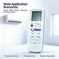 Kit de Placa de Control Universal para Aire Acondicionado QD-U10A, Repuesto de Placa Principal con Pantalla Digital y Control Remoto