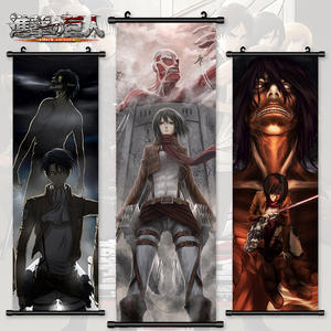 51 Designs Anime Ataque a los Titanes Cuadro Decorativo para Colgar en la Pared, Imagen de Personaje de Dibujos Animados Eren, Póster, Decoración del Hogar, Mural - Product Image 3