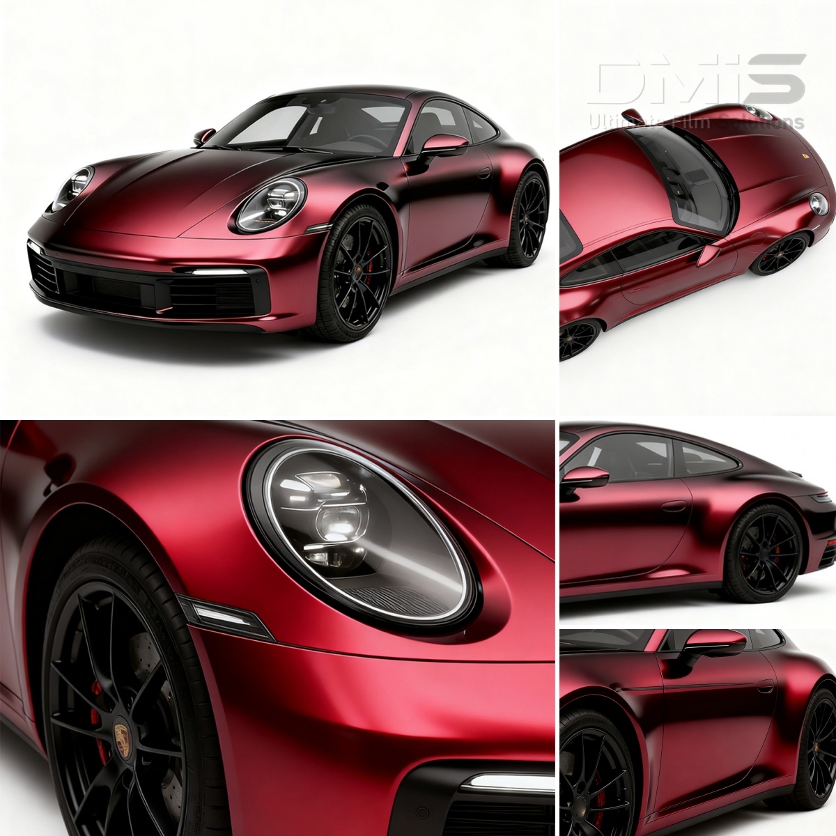 Satin Metallic Glossy Black Rose