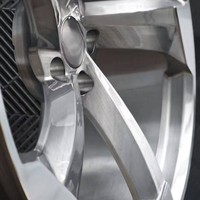 Nuevas Llantas Ligeras de Aleación de Aluminio Forjado de Cinco Radios de 14-20 Pulgadas 5x112/5x120 40mm para Autos de Pasajeros Audi A7/S7/RS7/Q5/S5/SQ5