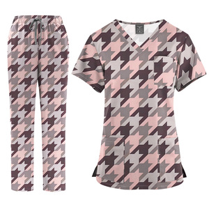 2026 New Arrival Printed Hospital Uniforms <strong>Nurse</strong> Uniform Sets for Men Women for Hospital <strong>Nurses</strong> Workwear Scrubs <strong>Outfit</strong> - Product Image 2