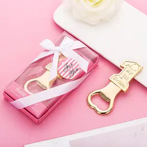 Nicro 2022 गुलाबी सोने 1st जन्मदिन की पार्टी उपहार बोतल सलामी बल्लेबाज के साथ 1 पत्र वापसी अतिथि बच्चे लड़कियों के जन्मदिन की पार्टी के लिए उपहार एहसान