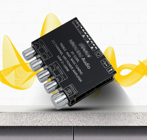XY-S100L Audio 2.1 <b>channel</b> audio power amplifier board module high and low tone subwoofer - Product Image 3
