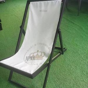 L'appui-tête confortable offre une conception ergonomique Wave Patio Chaise longue en aluminium Camping en plein air Chaise pliante - Product Image 6