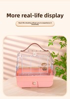 Cage à oiseaux pour perroquets, respirante, portable, anti-évasion, pour extérieur, fournitures pour animaux de compagnie