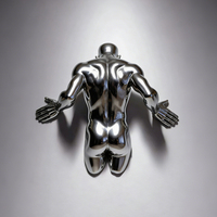 Escultura de Pared 3D de Tamaño Real de Fisicoculturista, Estatua Oculta de Mujer Corredora, Esculturas de Forma Humana Masculina y Femenina