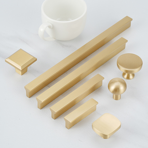 Solid Brass Longer Handles for Furniture Modern Simple Kitchen Cabinet Handle Brass Wardrobe Cupboard Pulls 600mm Length - Product Image 1