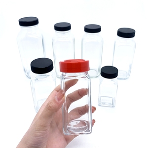 Recipientes de tempero quadrados vazios 2023, garrafas frascos de 4oz para tempero com tampas de agitador e metal hermético - Product Image 5