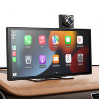 Écran de voiture 10,25 pouces CarPlay Android Auto, système d'infodivertissement sans fil pour voiture, Android 15, écran partagé, caméra embarquée, navigation GPS