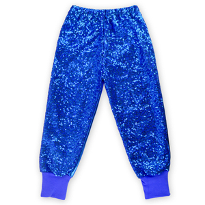 Stampa digitale Double Side <span class=keywords><strong>paillettes</strong></span> tessuto kid girls abbigliamento alla moda A line Cuff denim e <span class=keywords><strong>paillettes</strong></span> kid pants - Product Image 4