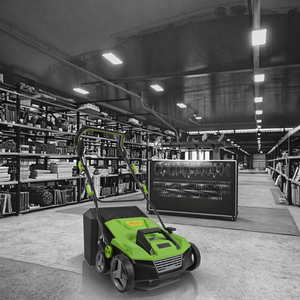 Aérateur et <span class=keywords><strong>scarificateur</strong></span> électrique 3-en-1 de 1600W pour <span class=keywords><strong>pelouse</strong></span>, 15 pouces, autoporté, avec sac de collecte et poignée pliable - Product Image 4