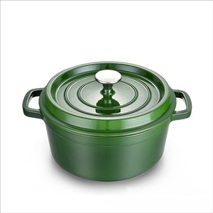 Casserole en fonte émaillée française multicolore à double poignée pour la cuisson lente, idéale pour la maison, la cuisine, <span class=keywords><strong>les</strong></span> restaurants et la restauration en gros - Product Image 3