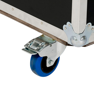 2 trong 1 Màn hình LED <span class=keywords><strong>LCD</strong></span> TV <span class=keywords><strong>ATA</strong></span> kép trường hợp tùy chỉnh được trang bị Heavy Duty 3/8 "Plasma TV chuyến bay Trường hợp Chất lượng cao nhôm Road trường hợp - Product Image 6