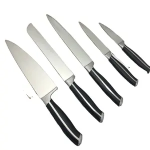 Cuchillos Abs Handvat Vaste Lange Blade Jacht Steak Snijden Brood Utility Paring Keukenmessen Set Roestvrijstalen Chef Messen