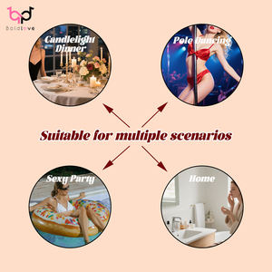 Minigonna Bikini Sexy trasparente a 3 pezzi in pizzo e con stringhe a forma di fiocco per giochi di ruolo - Product Image 5