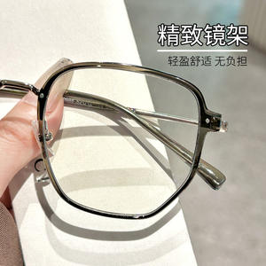 Montures de lunettes tendance en Tr90 pour femmes, rectangulaires, monture complète, légères, origine Danyang 10988 - Product Image 4