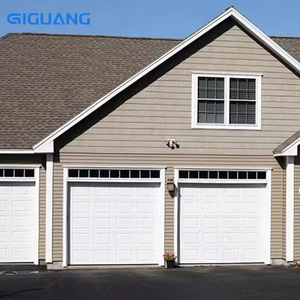 Porte de garage sans cadre en alliage d'aluminium QIGUANG, porte de garage en verre, porte de garage sectionnelle isolée - Product Image 1