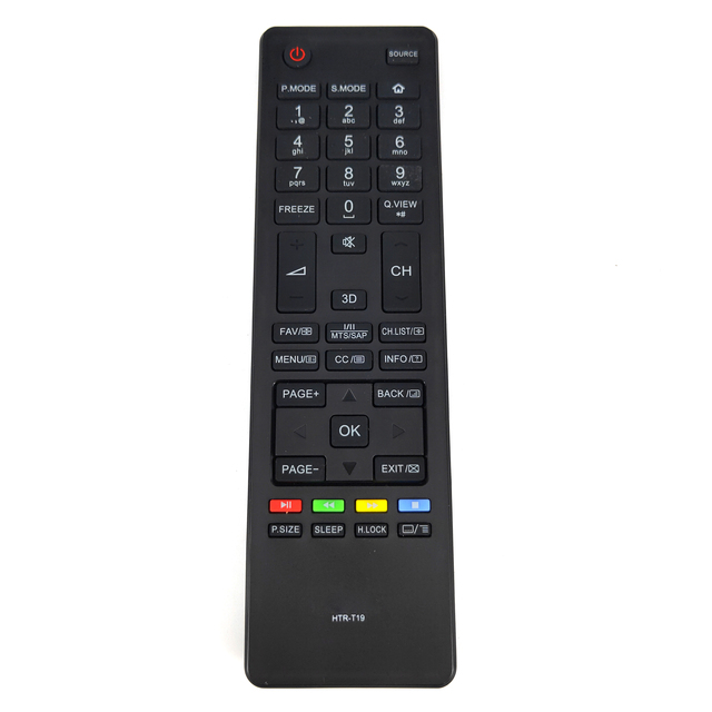 IR 433MHz TV Remote Control Original Remote Control HTR-T19 For Haier Leader LCD TV