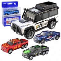 Voiture RC miniature 2,4G à l'échelle 1/64 avec câble USB, vitesse réglable, véhicule tout-terrain RC, remorque, modèle en alliage, jouet, cadeaux
