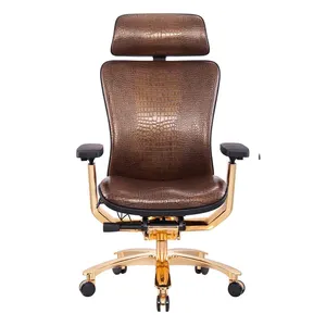 CEO mobili per ufficio moderno tessuto comodo migliore qualità golden esecutivo sedia di lusso