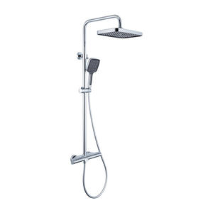 Vente en gros de pomme de douche murale à jet supérieur Vimijia, simple, tout en cuivre, blanc, température constante à 38 degrés, robinet d'hôtel - Product Image 3