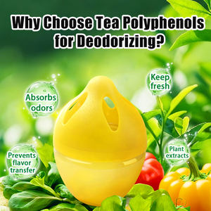 Désodorisant au citron pour réfrigérateur, <span class=keywords><strong>absorbeur</strong></span> d'<span class=keywords><strong>odeurs</strong></span>, désodorisants pour réfrigérateur - Product Image 3