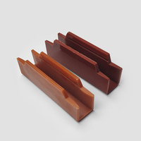 Doublure de chaussure universelle moderne pour ascenseur, longueur 120 mm, largeur de rail de guidage 10/16, métal résistant à l'usure pour usage hôtelier et en cuisine