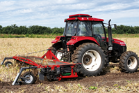 Moissonneuse de haricots à deux rangs montée sur tracteur à haute efficacité 4BYH-1.3 Machine de traction pour la récolte de haricots et de soja