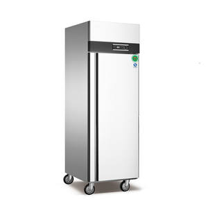 Frigorifero Commerciale 500L Congelatore con Doppie Porte Francesi in Acciaio Inox Raffreddamento ad Aria Statico Refrigeratore Commerciale - Product Image 2