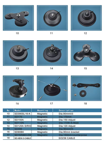 เสาอากาศรถยนต์ LED มีสีให้เลือกสี่สี เสาอากาศมือถือ VHF/UHF - Product Image 5