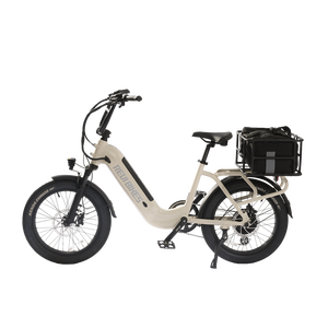 Bicicleta Eléctrica Urbana de 52V 750W, Llanta Gruesa de 20 Pulgadas, Cuadro de Aluminio, 7 Velocidades, Pantalla LCD, para Entregas y Desplazamientos - Product Image 6