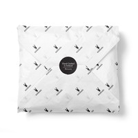 Papier de soie blanc de marque, emballage cadeau personnalisé avec logo imprimé, or métallique marbré de luxe, vente en gros