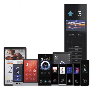 Panel Multimedia Digital Penuh Frekuensi Ganda Cerdas 15,6 Inci dengan Latar Belakang <span class=keywords><strong>Video</strong></span> HD Kaca Tempered untuk Lift - Product Image 2