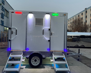 Remolque de Baño Portátil de Lujo de Alta Calidad, Personalizado en Acero, para Lavado de Autos, Campamentos y Bodas en Campos de Golf - Product Image 4