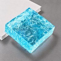 Briques de verre solides transparentes - murs de séparation imperméables, résistants au feu et écologiques pour une utilisation industrielle, médicale, en cuisine et en extérieur |
